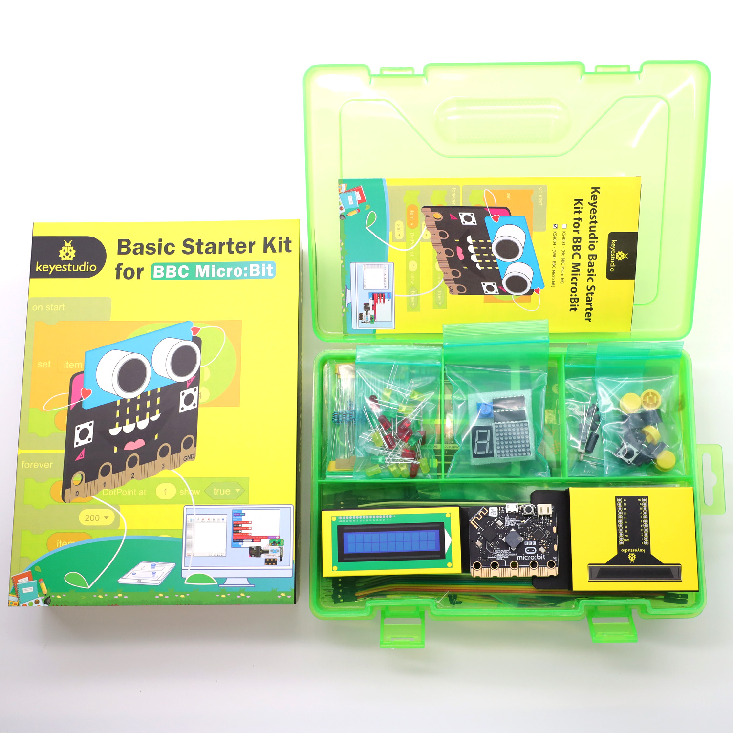 Esp32 Smart Home Kit - Keyestudio-基本的なスターターキット,bcc microbit,DIYプロジェクトのプログラミング,学習センサー,38プロジェクト,micro: bit v2