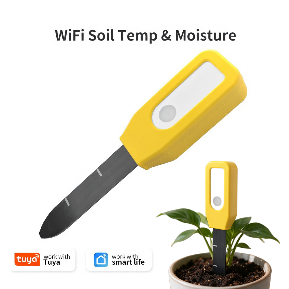 Smart Home Automation Kit - YFK Tuya WiFi 土壌温度・湿度スマートセンサー リアルタイムモニタリング スマートライフ