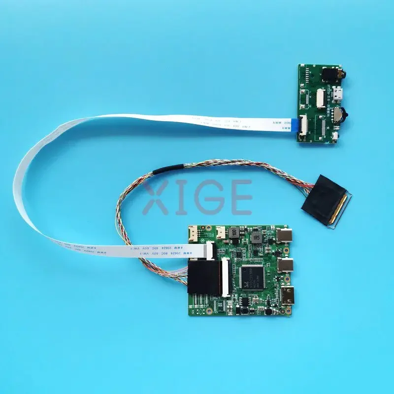 Microcontroller Kit - ミニHDMIコントローラーボードキット,ラップトップモニター,マイクロUSB,40ピン,lvds,lp173wd1 tlb2 tlc1 tld2,1600x900と互換性があります