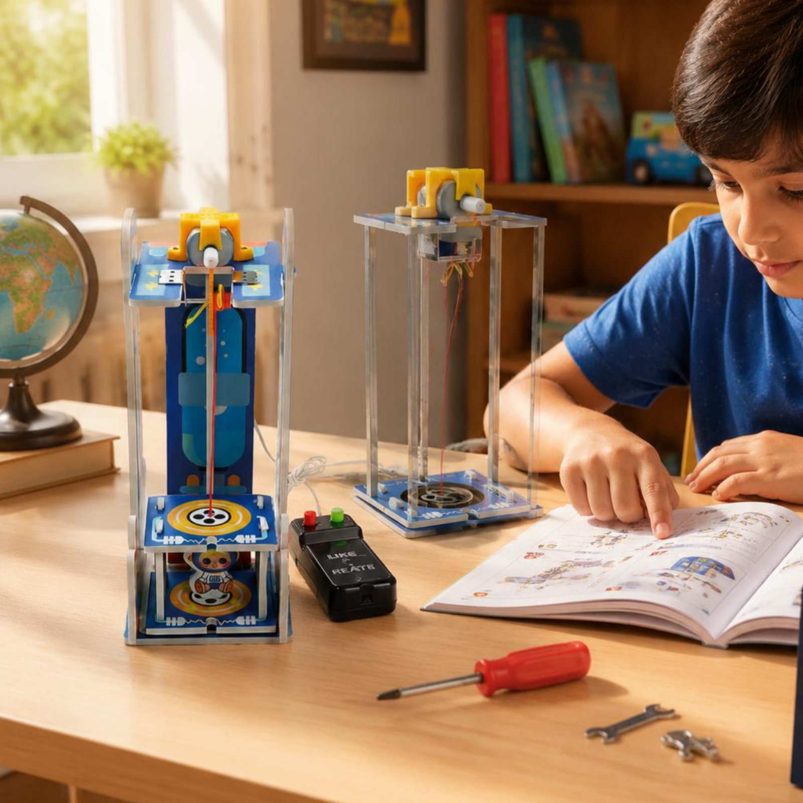 DIY 木製エレベーターおもちゃモデルキット 子供向け 簡単 - Stem Robotics Kit のレビューと価格