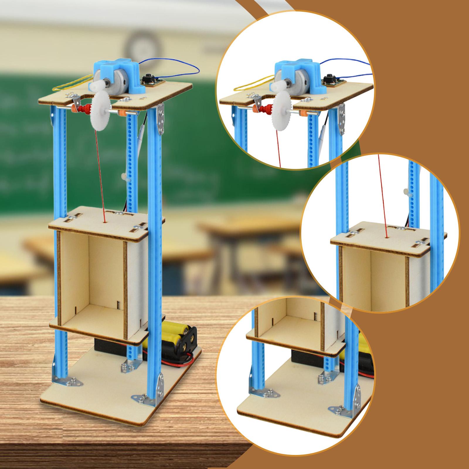 DIY 木製エレベーターおもちゃモデルキット 子供向け 簡単 - Stem Robotics Kit のレビューと価格