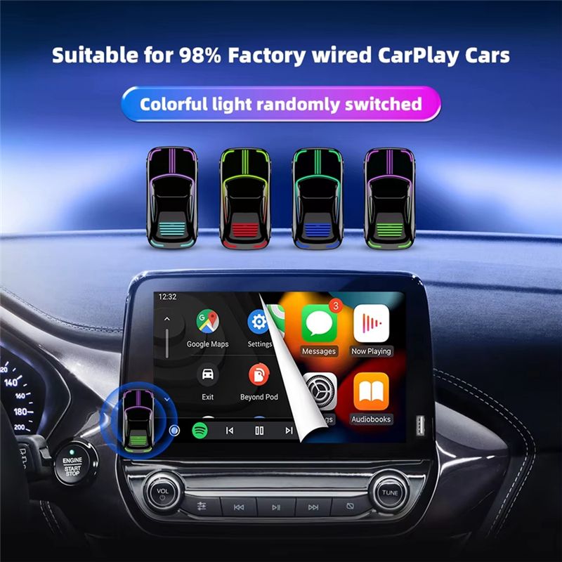 ワイヤレス Carplay アダプター Android Au - Wifi Smart Plug のレビューと価格