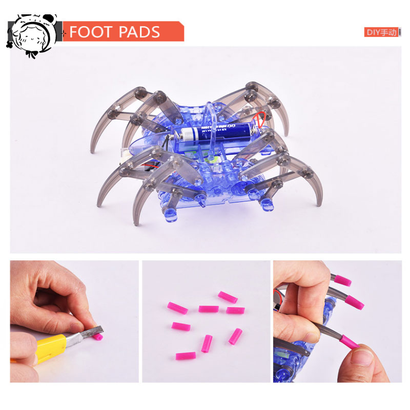 ホット販売新しい電動ロボットスパイダーおもちゃ DIY 教育 - Stem Robotics Kit のレビューと価格