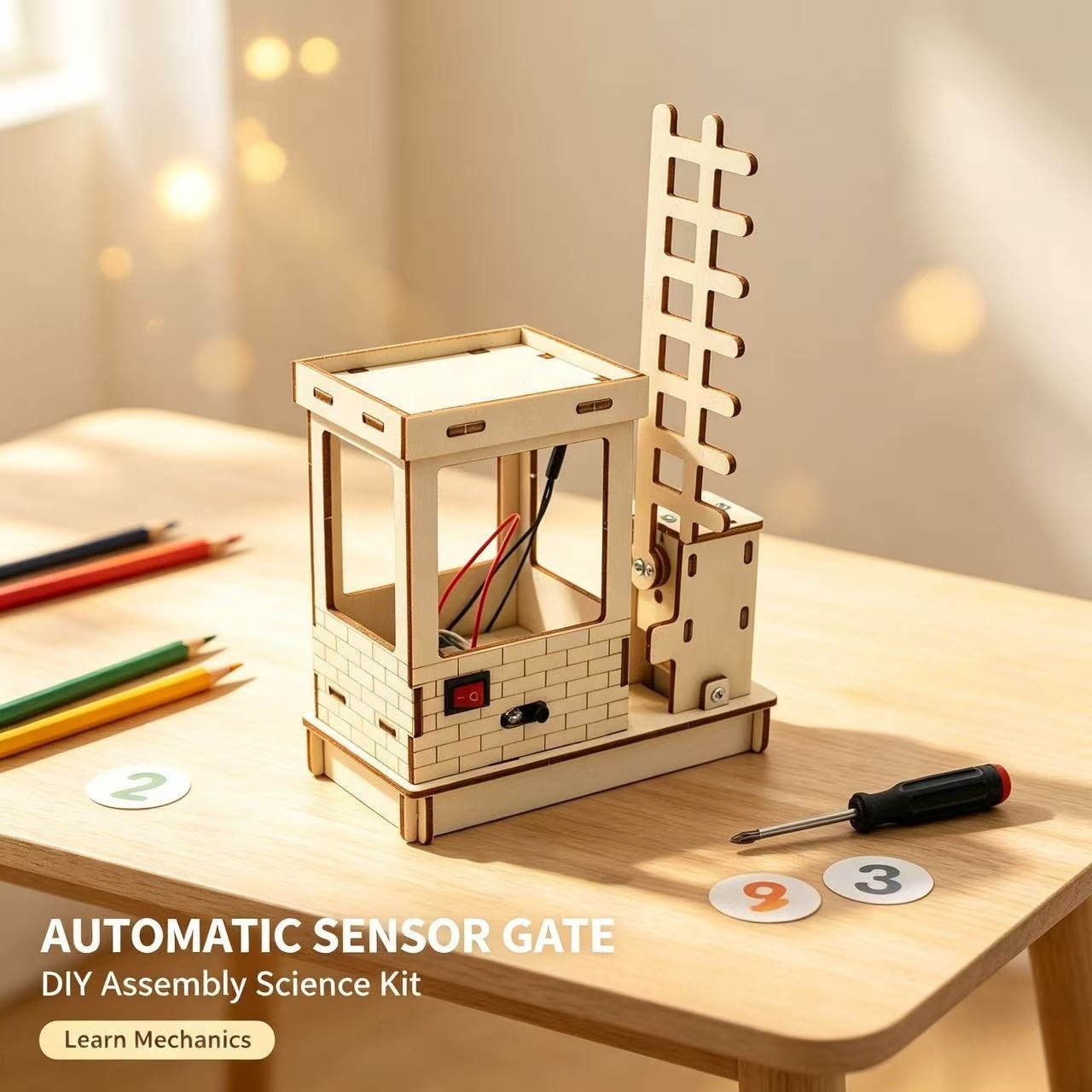 子供向け科学教育実験モデル、DIYスマートセンサードア科学教 - Stem Robotics Kit のレビューと価格