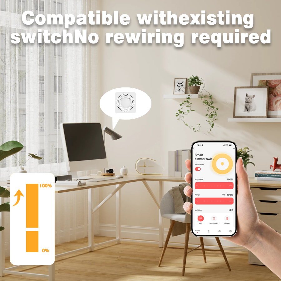 Tuya WiFi 隠し調光スイッチ 壁内ジャンクションボッ - Smart Light Switch Wifi のレビューと価格