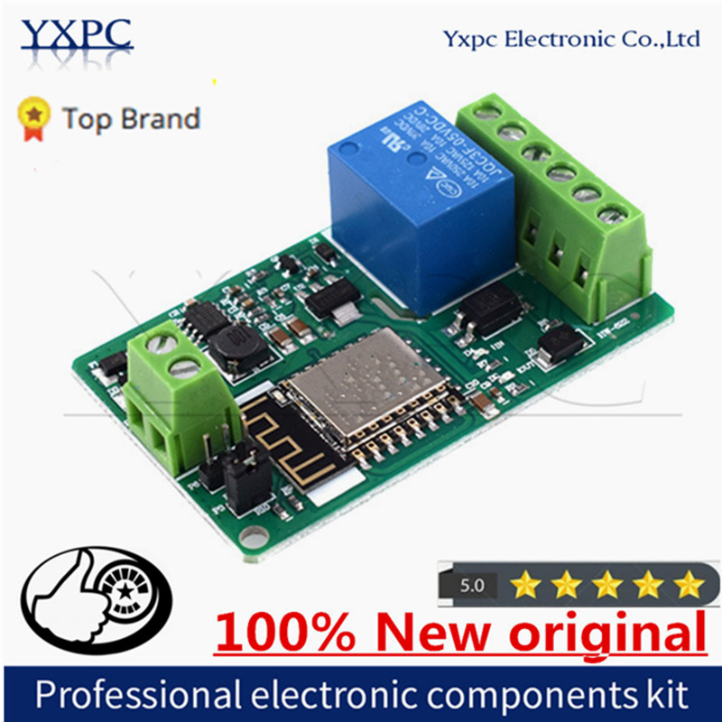 ワイヤレスWi-Fiリレーモジュール,1チャンネルリレーシー - Esp8266 Relay Module のレビューと価格
